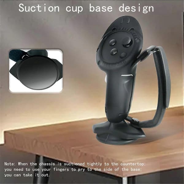 Til Quest 3 Controller Grip Justerbar Komfortabel Håndrem Opretstående Design VR Tilbehør til 3 (Hvid)
