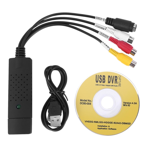 Video Audio Vcr USB Video Capture Card till DVD Converter Capture Card Adapter
