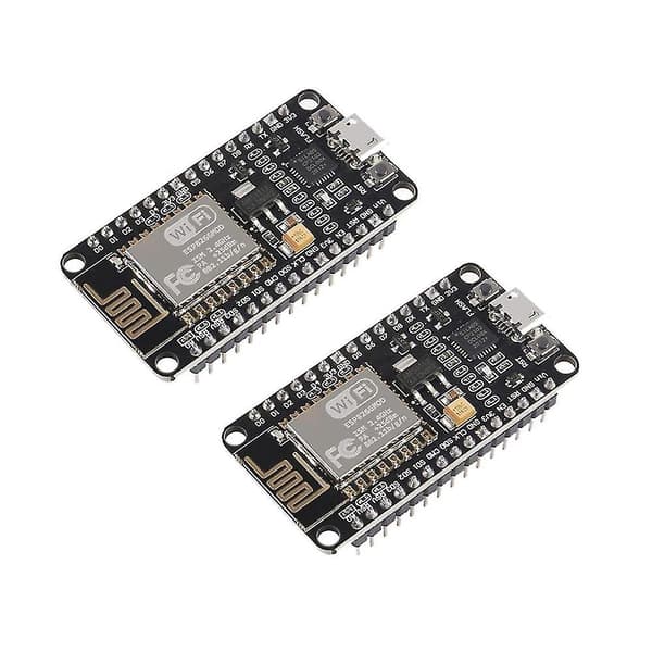 2 stk. ESP8266 Nodemcu Cp2102 Esp-12e Wifi-modul Internet of Things Utviklingskort Fungerer for Ide/Micropython
