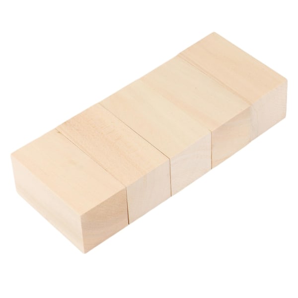 10 Pack Basswood Carving Blocks Kit -vihreä aihiot aloittelijoille keskeneräiset puun veistopalikat Carv