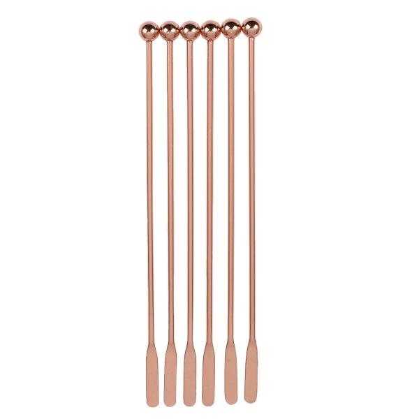 Rostfritt stål Kaffe Dryck Omrörare Rör Cocktail Dryck Swizzle Stick, kaffe Rör Stick Set med