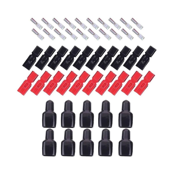 10 Par 30A 600V Strømforbindelsestilbehør med Isolationsdæksel til Anderson Interlocking Stik