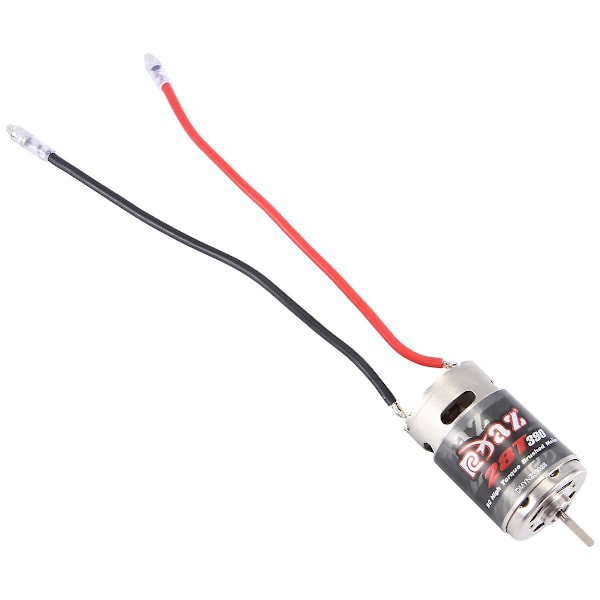 DC12V 390 28T Mini DC-motor 13000RPM Hög Hastighet Stor Torsionsmotor Diameter 27.6 mm Helmetall Moto