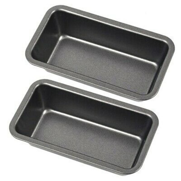 2pcs Bread Pans For Baking Nonstick Carbon Steel Loaf Pan Tray Toast Mold Cake Loaf Pastry Toast Bo