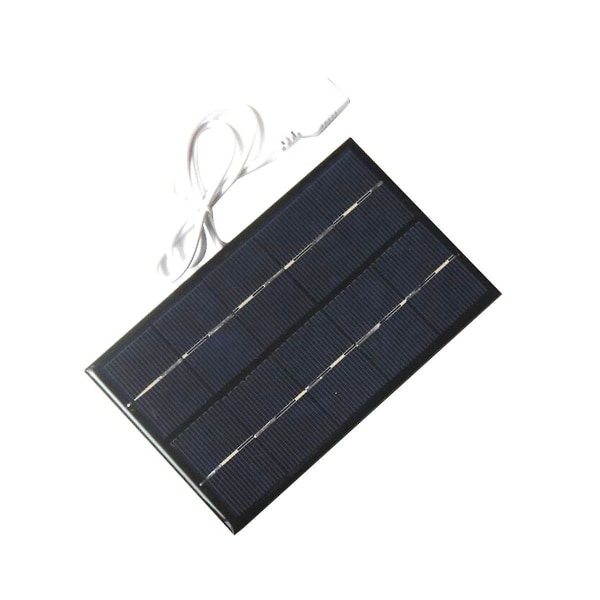 2w 5v solpanel usb batterioplader udendørs bærbar til mobiltelefon powerbank vandtæt polys