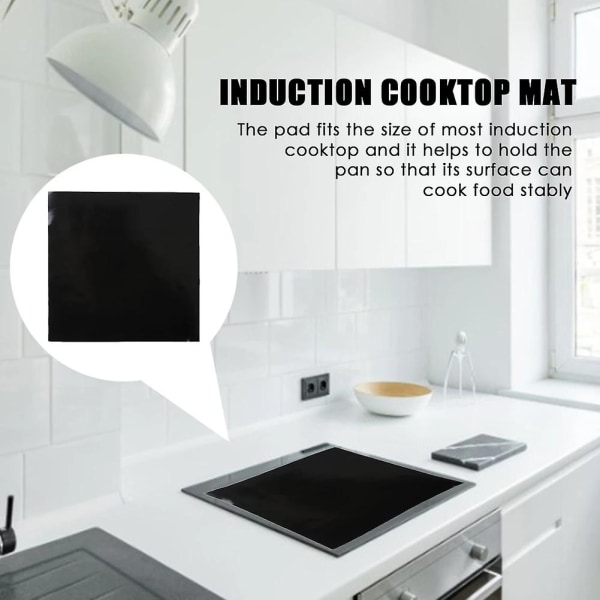 Silikoninen induktiokeittotason mattosuoja Pyöreä neliönmuotoinen lämpöeristetty pehmuste keittiön suojalämpö