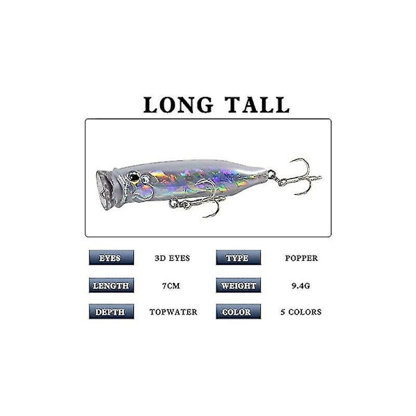 Bass Fishing Lures 7cm Realistinen Jäljitelmä Muoviset Kalastusvieheet Crday Kolmihaarakoukun Suolavesi