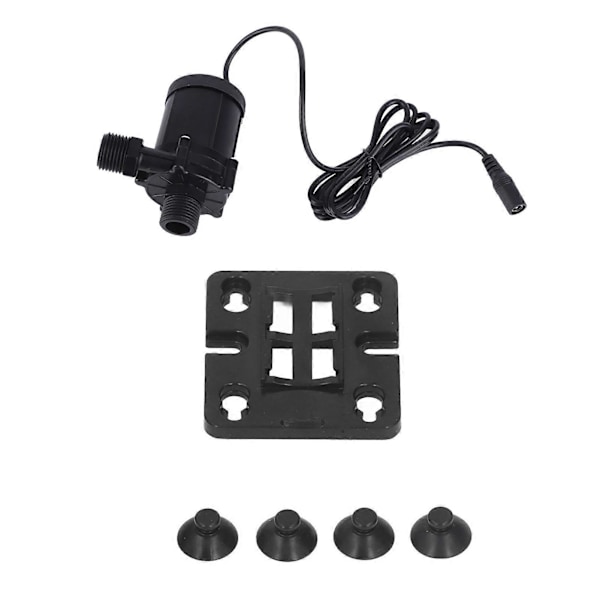 Tehostinpumppu Harjaton Moottori Hiljainen DC12V 30W 700L/H 12m Nostokorkeus Lämmittimelle