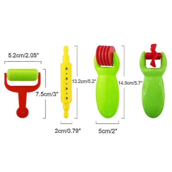 26 Roliga Play Doh Verktygssats Degsform Gjutform Leksaksklippare Modellering För Barnpresent
