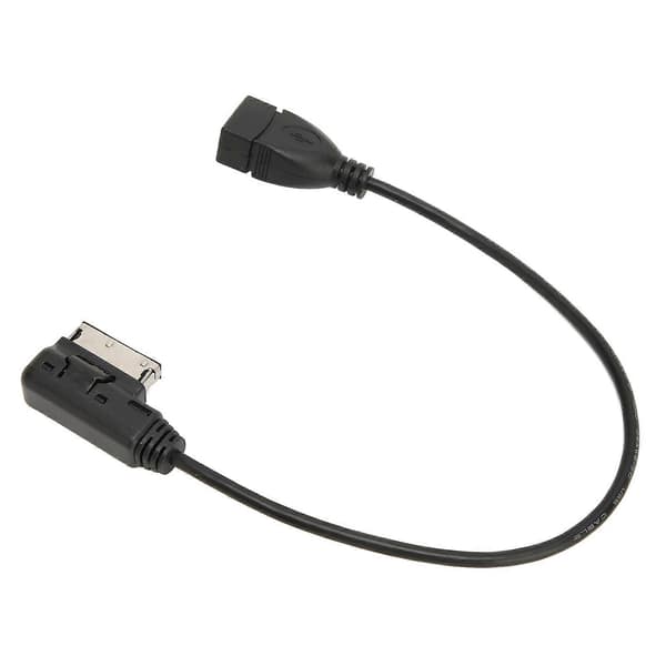 Musikk Interface Adapter Kabel 0.3 Meter Oppladbar Plug and Play Musikk Interface Adapter for A6L Q5 Q7 A8 S5 A5 A4L A3