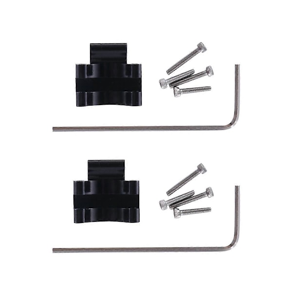 2 stk. Metall Bakaksel Truss Øvre Lenkefeste for Axial SCX24 C10 JLU 1/24 RC Crawler Bil Oppgradering Par