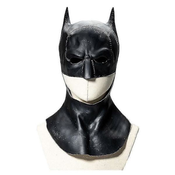 Uusi Batman-naamio Batman Lateksipäähine Cosplay Elokuva Bruce Wayne, Yksi Osa, Musta