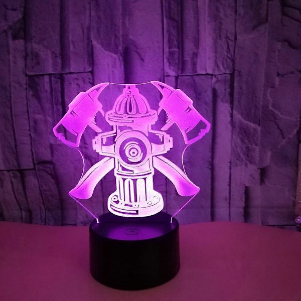 Kreativ 3D Lampe, Hypnotisk Skygge med Kreativt Design, Miljøvennlig Materiale LED Lys Kilde, Ideell for Hjemmedekorasjon og Gave (Svart Sete)