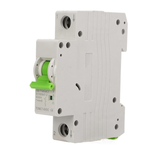 PV Strömbrytare 1P Mini Magnetiskt System Snabb Utlösning DC Strömställare för Solcellsanläggning 250V 40A YEMAA