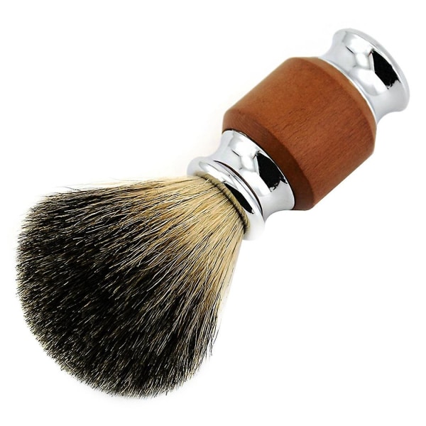 1st rent hår skäggborste för män rakborste med trähandtag Olika rakhyvlar