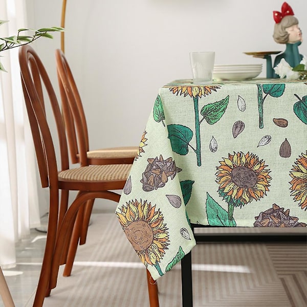 Duk Lättskött Fläckresistent Polyester Duk Rektangulär Duk, för Kök Matsal, Fest, Högtid, Jul, Buffé (70 tum)