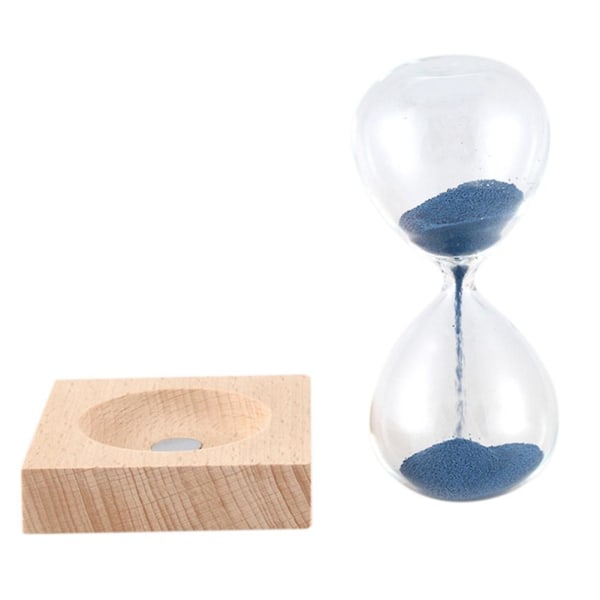 Treglass + Jernpulver Sandblomstrende Magnetisk Timeglass Med Emballasje Timeglass Tregave P