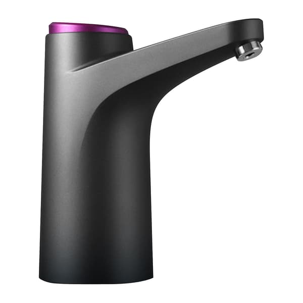 USB Laddning Vattenflaskpump Portabel Vattendispenser för Hemmet (Mörkgrå)