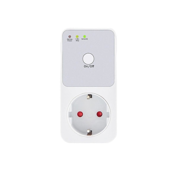 Automatisk spänningsskydd Socket Switcher Power Surge Safe Protector Socket Spänningssäker Kylskåp