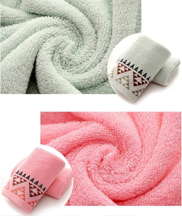4-pack 100% Bomull Handdukar Badhanddukar Set - Multifunktionella Handdukar med