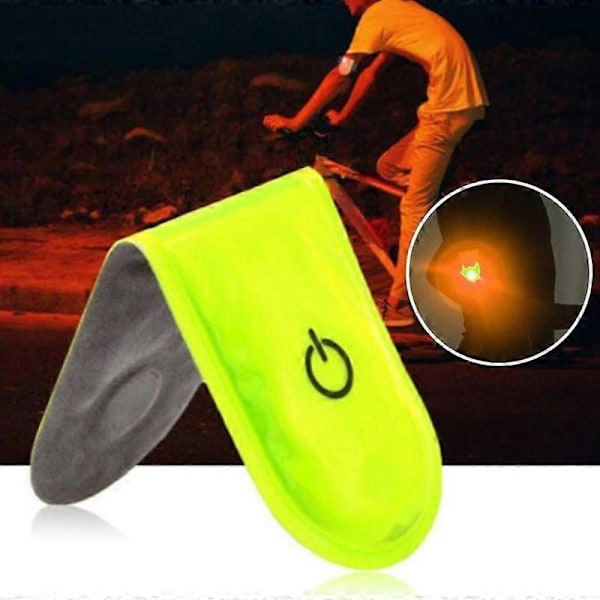 5 STK Udendørs Sports LED Sikkerhedslys Reflekterende Magnetisk På Clip Cykelreflektor Advarsel Cykling Løb Strobe Gang