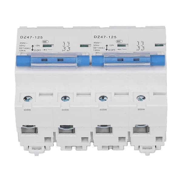 Interlock Afbryder 10KA Brydeevne Skinneinstallation Mini Dobbelt Strøm Manuel Overførselskontakt AC450V 125A YEMAA