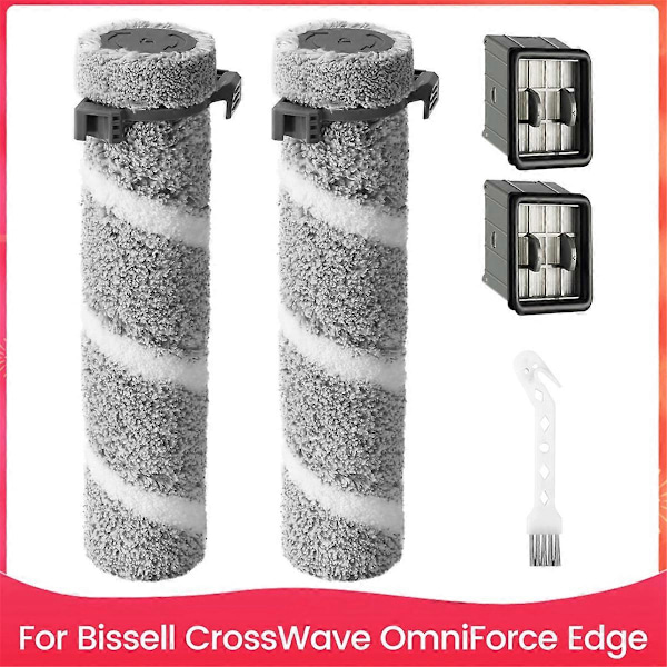 3930F 3933 3930 Harjarullan suodattimen vaihtosarja Bissell CrossWave OmniForce Edge Cordless Hard -imurille