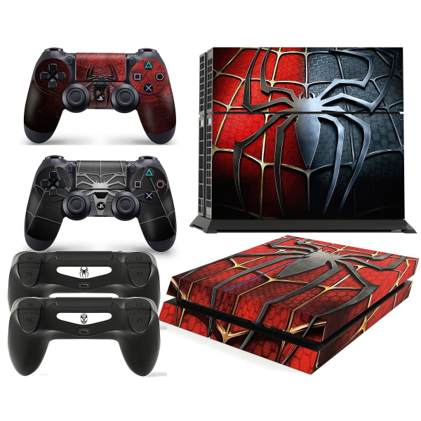 giZmoZ n gadgetZ PS4 Console Spider Skin Decal Vinal Sticker + 2 Controller Skins Set