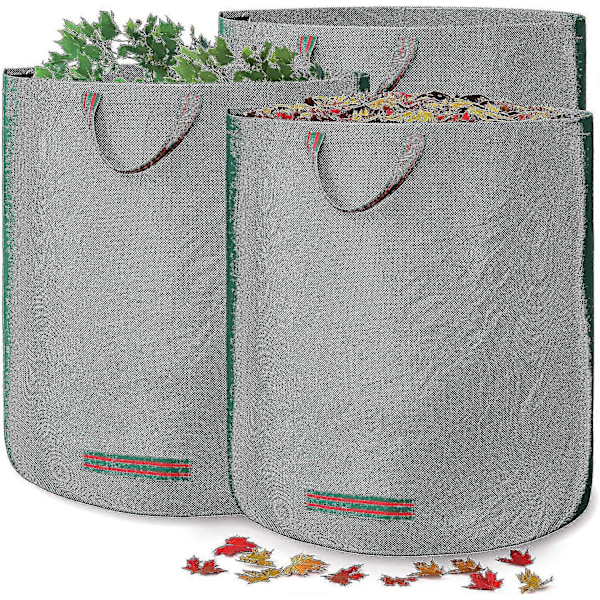 3x 60l Rivsäkra Trädgårdssäckar