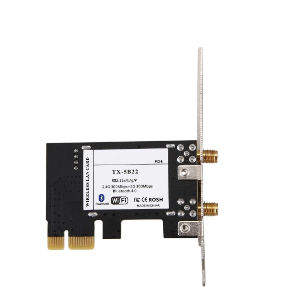 N1202 Ar5b22 2.4g/5g Dual Band Pcie Wi-Fi -verkkokortti Bluetooth 4.0:lla pöytätietokoneille ja palvelimelle