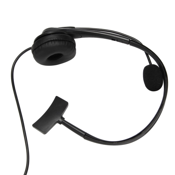 Usb Call Center-hodesett med støyreduserende mikrofon Mono-hodetelefoner for pc Hjemmekontortelefonservi
