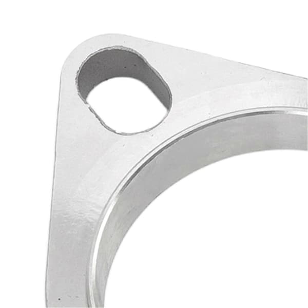 2 stk 2-bolts 2,5-tommers eksosflens koblingssett rustfritt stål universal for eksosrør catback headers