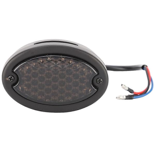 Motorcykel Retro LED Baglygte Indikator Stop Bremse Nummerpladelygte Røget Glas