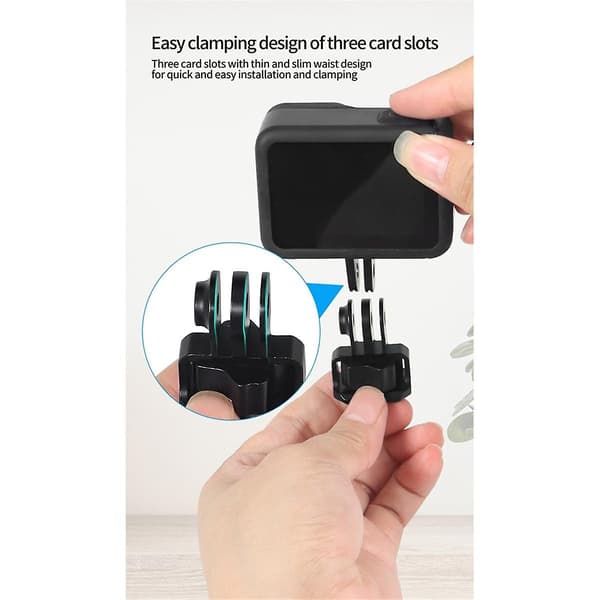 Til Opgraderet 2Rd Tre-Kort til 1/4 Adapter Alai Positionering Adskillelse Fast Monteringsbase, Sort A