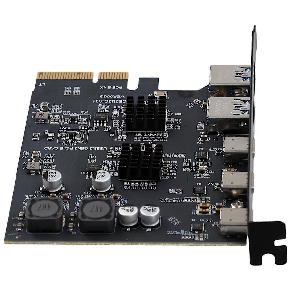 USB3.2 Udvidelseskort GEN2 10Gbps PCI-E 4X Adapterkort, B