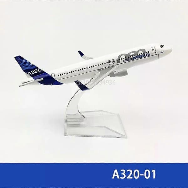 6 tommer 15 CM A380 A350 A330 A320 Concorde Støbt Flymodel Til Gaveindsamling A340 UAE