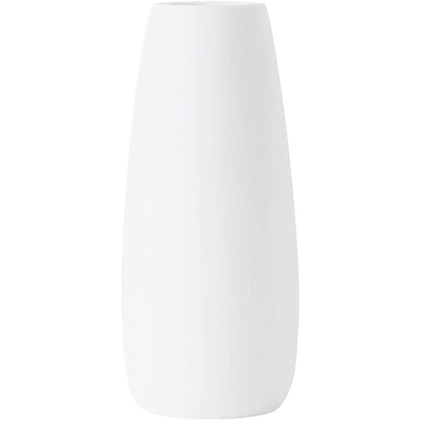 2025 Egnet Hvit Keramisk Vase, Keramisk Vase for Blomster, Moderne Vase for Blomster, Keramisk Vase for Hjemmeinnredning