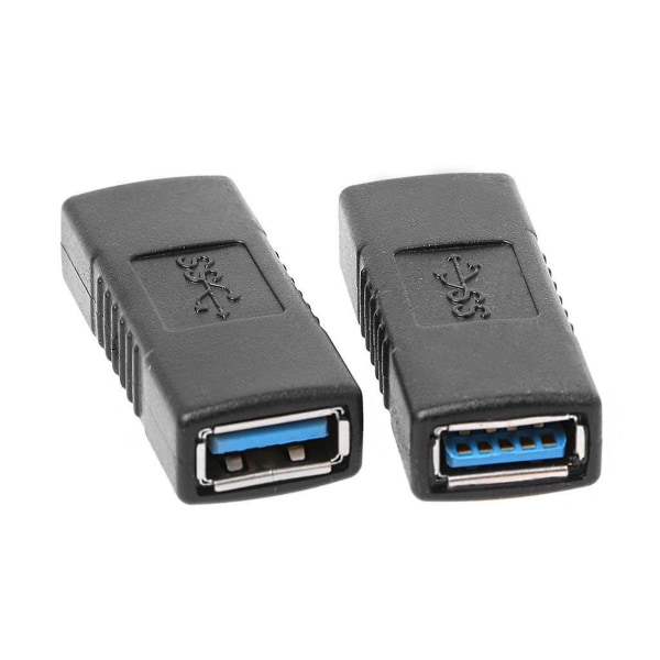 3 st hona till hona kontaktadapter USB 3.1 typ C & USB 3.0 typ A