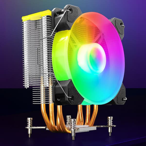 CPU Køling ARGB Lydløs 4 Varmerør Multi-platform Computer CPU Fan Kølelegeme