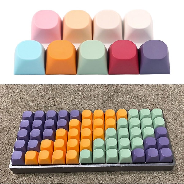 Holdbare Pbt Keycaps Kit, Candy Color Keycaps til mekanisk spiltastatur