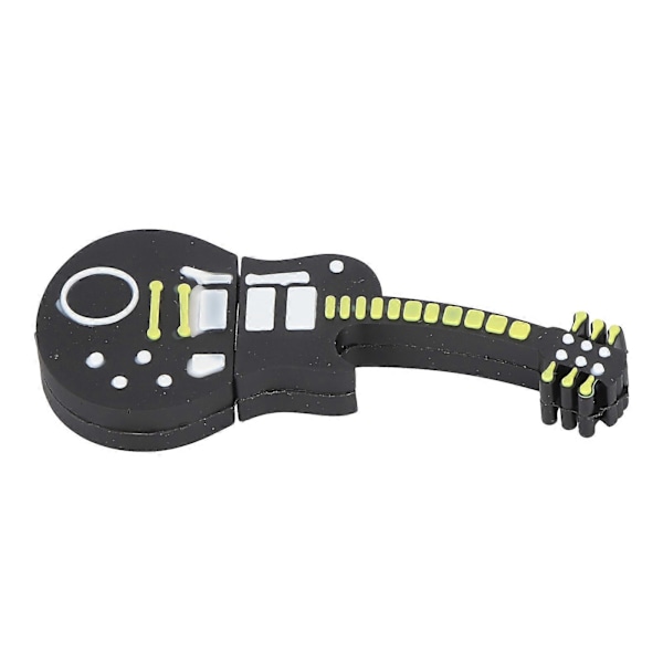USB-minne Söt Tecknad Svart Violin Cool Tumme Bärbar Lagring Minnessticka 128GB YEMMA