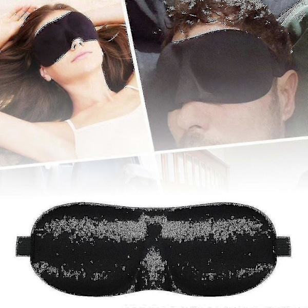 Ögonmask 3D Lyx Återanvändbar Avslappnande Natt Resa Sovmask Mörkläggande Sovmask Z