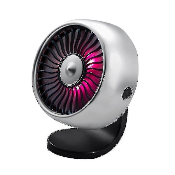 Bil Auto USB Lav Støj Elektrisk Justerbar Mini Luftventil Køleventilator