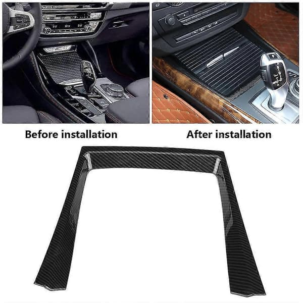 Bil Kulfiber Stil Vandkopholder Dækbeklædning til BMW X5 E70 2008-2013