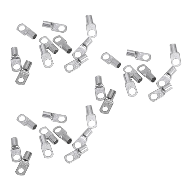 30 stk Kobberrør 16mm X 8mm Lug Batteristarterkabel Svejsning Krympe Terminal Ring