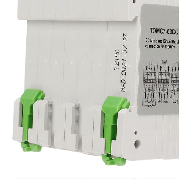 4P Solcell PV Strömbrytare Säkerhetsskydd Pålitlig Stabil MCB Miniatyrbrytare 1000V 50A YEMAA