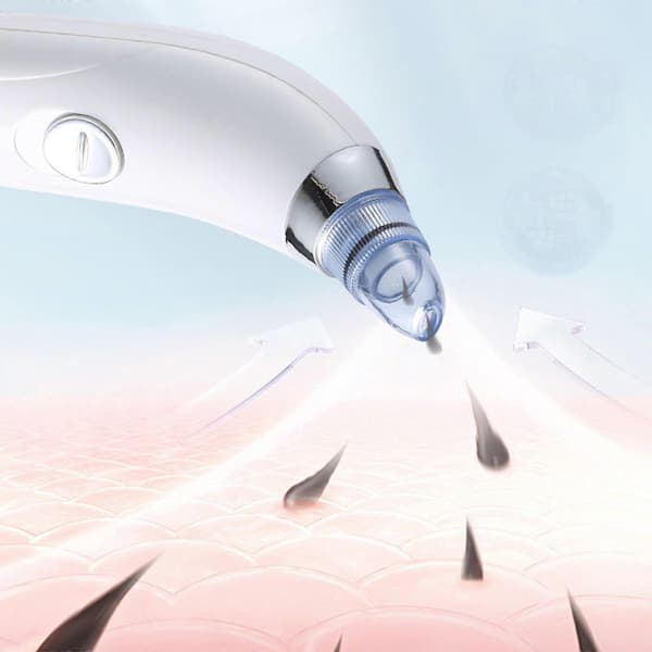Ansigtsrens, Elektrisk Hudormsuger Ansigts Pore Cleanser 4 Prober