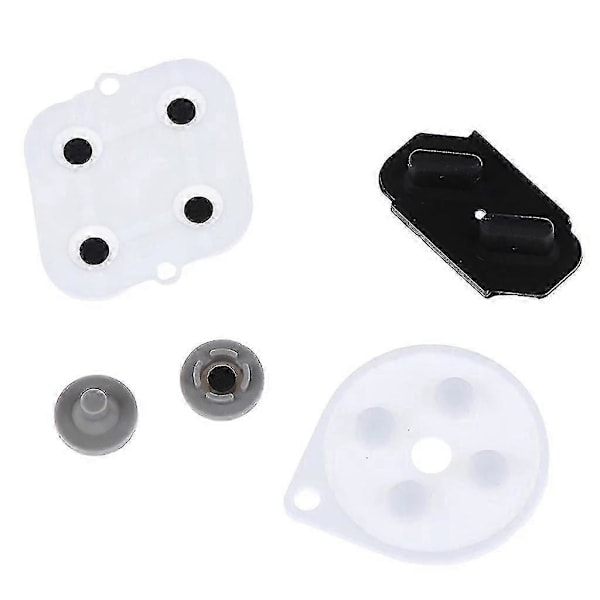 Controller Ledende Gummi Pad Silikone Klæbende Taster Knapper Pads Kit Udskiftning Reparationsdel Til Snes Spilcontroller