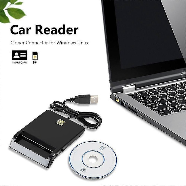 Smartkortleser Dod Militær Usb Felles Tilgang Cac/sim/id/ic Bank/chipkort