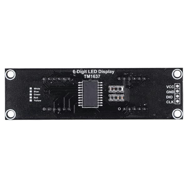 LED Display Digital Tube 6 Cifret 7 Segment Decimal Hvidt Lys Digital Display Modul YEMAA